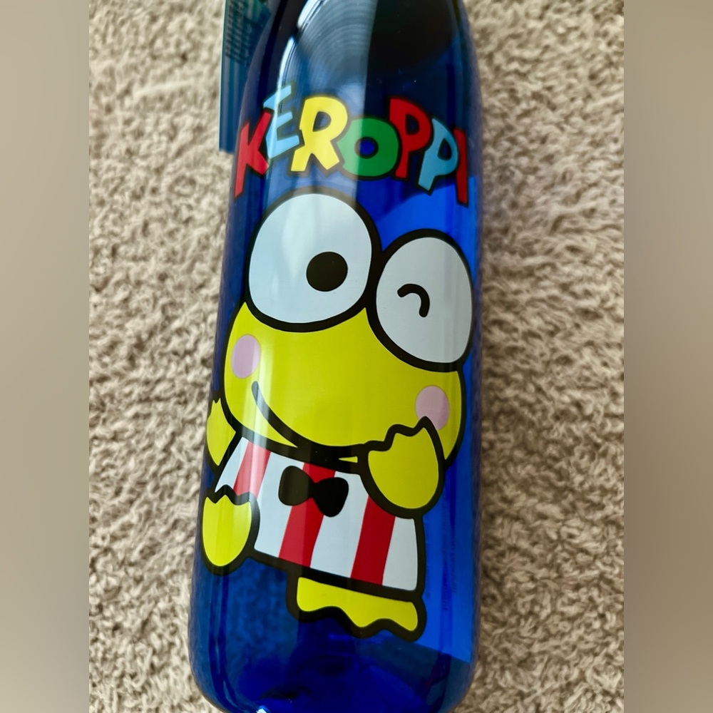 Sanrio Blue Keroppi Water Bottle